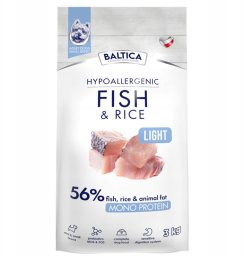 Baltica BALTICA NUTRACEUTIC Hypoallergenic Fish & Rice Light XS / S 3kg