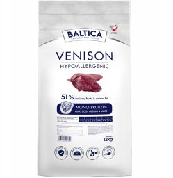 BALTICA NUTRACEUTIC Hypoallergenic Venison & rice M 12kg