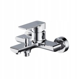 Bateria wannowa Cersanit BATERIA WAN-NATR ŚCIENNA SUARO 1 UCHW CHROM