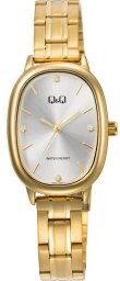 Zegarek Q&Q Zegarek Q&Q Q06C-004P damski elegancki owalna koperta .