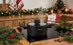 Garnek z pokrywką 3,3 L Nero 20 cm