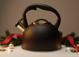 Czajnik tradycyjny z gwizdkiem 2,5 L Royal czarny