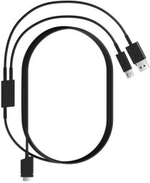 Kabel Pimax Crystal Light/Super 2-w-1 kabel DisplayPort, USB - czarny, 5m