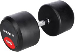 UnderFit Hantla gumowana 50 kg UNDERFIT do ćwiczeń siłowych fitness