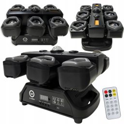 LIGHT4ME CLUBMIX ruchomy multiefekt oświetleniowy