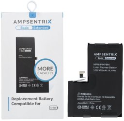 AmpSentrix Basic bateria do iPhone 14 Pro Max (zwiększona pojemność)