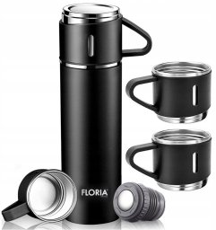 Floria ZLN0743 Termoss z zestaw dwóch kubków 500ml