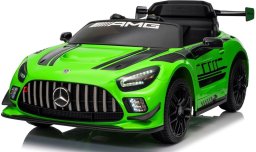 Mercedes GT3 Evo ZIELONY Miękkie koła Eva, miękki fotelik Licencja Akumulator litowo-jonowy EDUKAMP