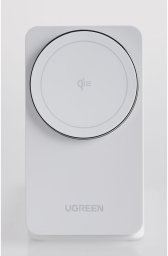 Magnetyczna ładowarka bezprzewodowa 2w1 UGREEN W706 MagSafe 15W (biała)