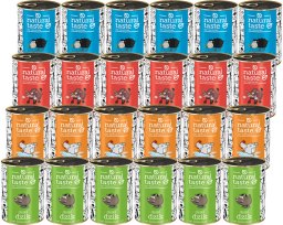 Mokra karma dla psa Natural Taste Mix dań 24 x 400 g