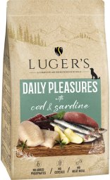 Lugers Daily Pleasures karma suszona dla psa z dorszem i sardynką 9 kg