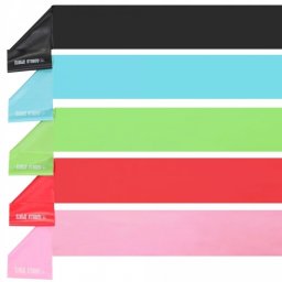 Zestaw 5 taśm oporowych 120 cm o różnym kolorze