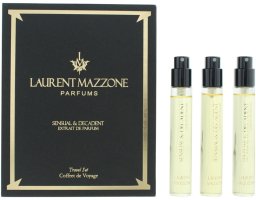 Laurent Mazzone Set Trio, Sensual & Decadent, Ekstrakt perfum, Unisex, 3 pcs, 15 ml Unisex