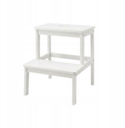 P&C Bambusowy taboret ze schodkiem KROK, wys. 46 cm