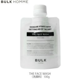 Bulk Homme, The Face Wash, Cleansing & Purifying, Cleansing Foaming Cream, 100 g For Men