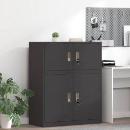 vidaXL Szafka do przechowywania Czarny 90 x 40 x 40 cm