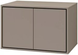Szafka pod umywalkę nablatową GAJA 2D 78cm congo/czarna HELVETIA