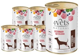Karma mokra weterynaryjna dla psa z problemami stawów 4Vets Natural Joint Mobility 6 x 400 g