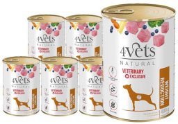 4Vets Mokra karma weterynaryjna dla psa z nadwagą Natural Weight Reduction* 6 x 400 g