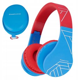Słuchawki PowerLocus P1 Kids Niebiesko-Czerwony (PL754239)