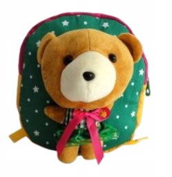 Pluszowy plecak dziecięcy z misiem odpinanym 2w1 miękki dla dziecka