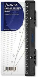 Dziurkacz Filofax Filofax Portable Hole Punch, Black
