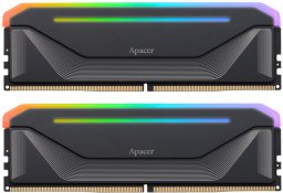 Pamięć DDR5 Apacer NOX RGB 32GB (2x16GB) 6000MHz CL38 1,35V Black HS