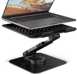 Axagon AXAGON STND-LRB Stojak na laptopa, 360° obrotowy, podwójny staw, rozszerzalny - czarny