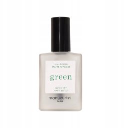 MANUCURIST_Green Nail Polish lakier do paznokci Matte Top Coat 15ml