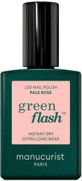 MANUCURIST_Green Flash Led Gel Nail Lacquer lakier do paznokci Pale Rose 15ml