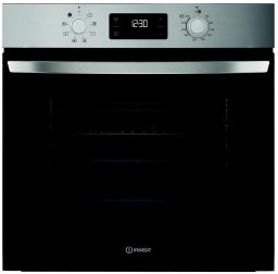 Indesit IO 255HU X Oven, Built-in, Electric, Width 59.5 cm, Self cleaning, Stainless steel | INDESIT
