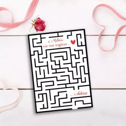 Karnet B6 Walentynki - Labirynt
