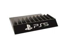 Podstawka stojak na gry - na 10 gier do PS5 PS4 PS3 - Czarny