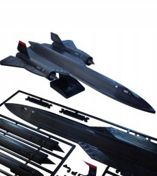 Model samolotu do składania SR-71 Blackbird Kit Card  karta-model 3D