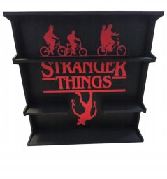 Półka na figurki Stranger Things Kinder Joy Display Stand czarna