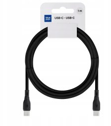 Kabel USB Blue Star Kabel USB C do USB C 3A 60W ECO* 1 m PJ73-13-3 czarny