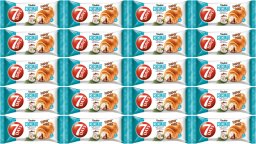 7 Days Doub!e Super Max Rogalik z nadzieniem kakaowym i o smaku kokosowym 110 g x 20 sztuk