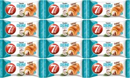 7 DAYS 7 Days Doub!e Super Max Rogalik z nadzieniem kakaowym i o smaku kokosowym 110 g x 12 sztuk