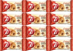 7 Days Cream & Cookies Rogalik z kremem z orzechów laskowych z kawałkami ciastek 60 g x 12 sztuk