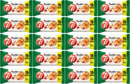 7 Days Doub!e Max Croissant z nadzieniem o smaku waniliowym i truskawkowym 110 g x 20 sztuk