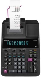 Kalkulator Casio DR-200R Black - druk w 2 kolorach, funkcja ponownego druku, tax, 4,4 lin/sek - brak baterii/tylko kabel.