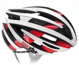 RH+ Kask rowerowy ZY Shiny White-Bridge Shiny Red EHX6055 04 biało-czerwony r. L/XL (58-62)