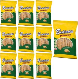 Aksam Beskidzkie Paluchy z sezamem 100 g x 10 sztuk