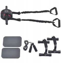 Zestaw do ćwiczeń mięśni brzucha AB-wheel Gorilla Sports