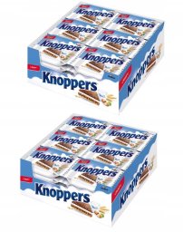 Knoppers Wafelek mleczno-orzechowy 25 g x 48 sztuk