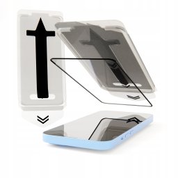 etumi SZKŁO DO APPLE IPHONE 17 HARTOWANE MAGIC GLASS EZ-FIT OCHRONNE 9H RAMKA