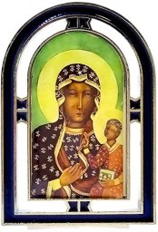 Witrażyk Matka Boża Częstochowska