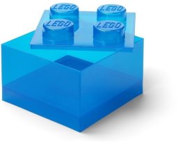 NHG LEGO(R) pojemnik klocek czwórka transparentny nieb.