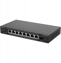 Ruijie Reyee RG-ES209MG-P | Switch Smart, 9 portów, 8x2,5GE, 8xPoE+, 130W, 1x10GE SFP+, Cloud