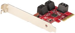 Kontroler StarTech .com PCIe karta kontrolera SATA - 6 Port SATA 3 karta rozszerzeń/kontroler - 6Gbit/s - pełno- i niskoprofilowa osłona - PCI Express kontroler/adapter dysków twardych (6P6G-PCIE-SATA-CARD) - kontroler pamięci - SATA 6Gb/s - niskoprofilow